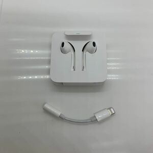 (514-9) used new goods Apple original earphone .Lightning terminal - earphone terminal. conversion adaptor A1749
