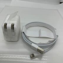 （514-11）未使用 Apple 純正 10W USB 電源アダプタ + Lightning USBケーブル A1357 MXLY2FE/A iPhone iPad MacBook iMac 充電 付属_画像3