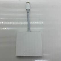 （514-14）動作確認済　Apple USB-C Digital アダプタ A2119 ホワイト_画像2