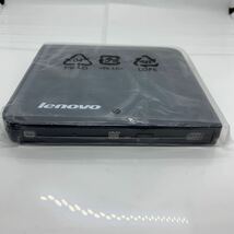 （517-4）（未使用）lenovo レノボ DY-8A5NH11C 外付け ドライブ Slim USB Portable DVD Burner 0A33988 本体のみケーブルなし (DVD23)_画像2