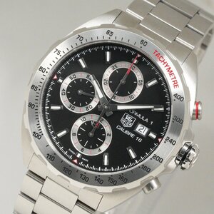 タグ・ホイヤー TAG HEUER 腕時計 フォーミュラ1 クロノ キャリバー16 CAZ2010.BA0876 黒文字盤 自動巻 メンズ 中古 美品 [質イコー]