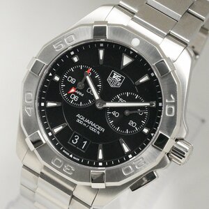 タグ・ホイヤー TAG HEUER 腕時計 アクアレーサー WAY111Z.BA0928 アラーム ブルー クオーツ メンズ 中古 美品 [質イコー]