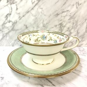 ●送料無料 未使用品 Noritake ノリタケ YOSHINO ヨシノ カップ & ソーサー 1客 花柄 金彩 ティーカップ コーヒーカップ 洋食器 9983