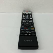 J002-I30-5468◎TOSHIBA 東芝 REGZA レグザ リモコン CT-90499 ブラック 液晶テレビリモコン_画像3