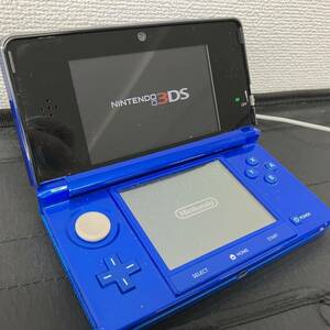 K032-I57-2077* nintendo Nintendo 3DS body game machine toy blue exclusive use soft 2 points Dragon Quest * electrification verification * the first period . settled 