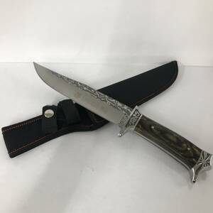 K288-I58-1316 Columbia Colombia Survival knife SA42 total length approximately 30.5cm blade migration approximately 17cm outdoor camp * sheath attaching 