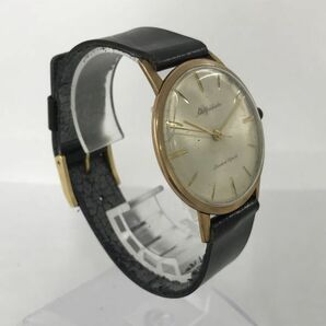 H215-CH3-861◎ SEIKO セイコー Goldfether ゴールドフェザー 14K メンズ 手巻き 稼働 腕時計 ラウンドの画像4