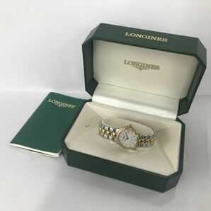 H276-CH3-1034 LONGINES ロンジン Conquest コンクエスト L1.114.3 レディース クオーツ 不動 腕時計 デイト ※箱付きの画像10