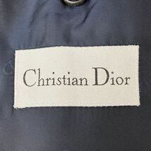 H014-SG3-147 Christian Dior クリスチャンディオール スーツ 夏用 メンズ ネイビー 肩幅約47×袖丈約58×着丈約76cm アパレル_画像3