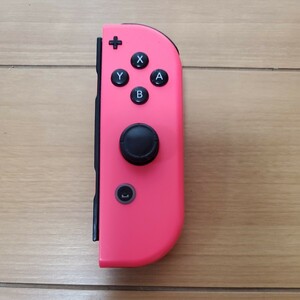 ジョイコン Switch Nintendo ネオンピンクR右のみ　used　送料140円