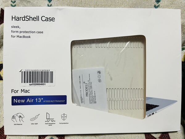 macbook air 13 ケース ハードシェル クリア アップル 未使用