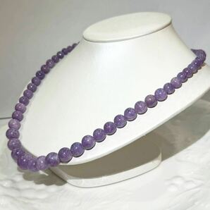 天然石ネックレス6-12mm necklace アメジスト jewelry グラデーション 綺麗の画像3