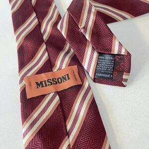 Made in ITALY Missoni シルクネクタイ 