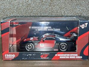 絶版品　未使用品 少々難あり　EBBRO 1/43 MOTUL AUTECH Z Super GT500 Test car 2007 #22 「オートバックス スーパーGT 2007シリーズ」 