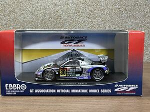 絶版品　未使用品 EBBRO 1/43 Reckless MR-S アサヒ緑健 #30(シルバー×ブラック) 「AUTOBACS GT 2004 SERIES」 [43604]