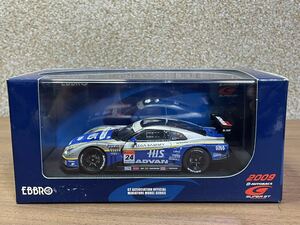 絶版品　未使用品 少々難有りEBBRO 1/43 HIS コンドー GT-R 2009 スーパーGT500 第7戦 富士 #24 J-P.オリベイラ/荒聖治 44234