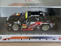 絶版品　未使用品 EBBRO 1/43 CUSCO SUBARU ADVAN IMPREZA SUPER GT300 TAKATA #77「オートバックス SUPER GT 2006シリーズ」 _画像4