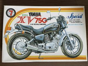  не использовался не собранный товар редкий товар!1/20 Yamaha XV750 [ маленький мотоцикл серии No.7] [KSB07] река . association 