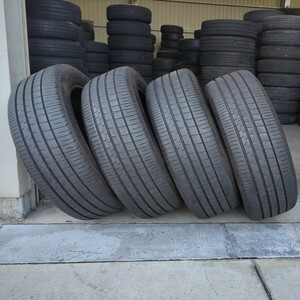 DUNLOP215/55R17 8分山程度 4本セットVEURO