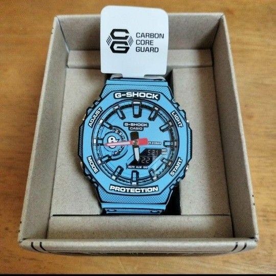 新品未使用　G-SHOCK マンガデザイン GA-2100MNG-2AJR 　青