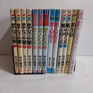 ☆希少☆里中満智子13冊☆悪女志願全4巻☆愛人たち全5巻☆風のゆくえ全2巻☆花影 