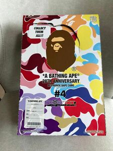 Bearbrick A BATHING APE 28TH ANNIVERSARY BAPE CAMO 100% 24BOX #4