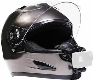 【ActyGo】 顎マウント アクションカメラ用下顎ストラップマウント バイクヘルメット オートバイヘルメット