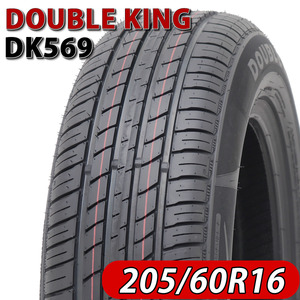 2024年製 新品 4本価格 会社宛 送料無料 205/60R16 DOUBLE KING DK569 プリウスα ノア ヴォクシー レガシィ エスクアィア 特価 NO,FF142