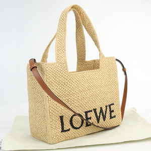 中古良品ロエベLOEWE フォン トート ミディアム ブランド カゴバッグ A685B61X05 ランク：A us-2 sm-01