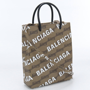  б/у хороший товар Balenciaga BALENCIAGA покупка phone держатель бренд большая сумка 693805 Brown разряд :A us-2