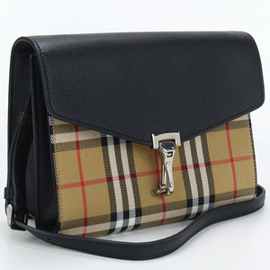 中古良品バーバリーBURBERRY ショルダーバッグ ブランド 4080075 ブラック ランク：A us-2 レディース