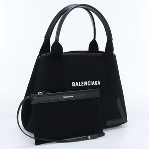 中古良品バレンシアガBALENCIAGA ネイビーカバスS トートバッグ 339933 ブラック ランク：A us-2 レディース