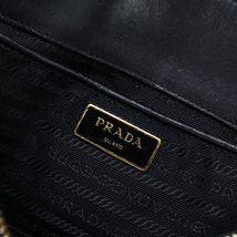 中古プラダPRADA 2WAYトートバッグ ブランド 1BA173 2DGX F0002 ブラック ランク：AB us-2 ショルダー レディース_画像6