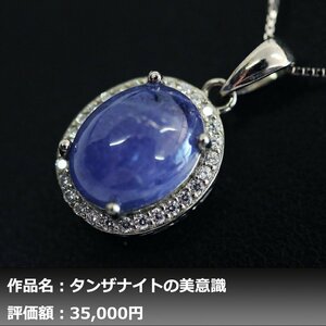 【1円新品】イケゾエガレ｜4.00ct 天然タンザナイト ダイヤモンド K14WGネックレス｜作家モノ｜本物保証｜日宝協鑑別対応