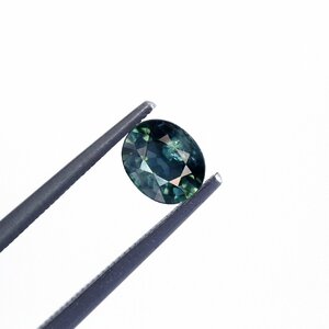 [1 jpy new goods ]l0.93ct SI etc. class general heating natural blue green sapphire l middle ..so-ting correspondence l[ price negotiations have ]l[3 ten thousand jpy and more 5 thousand jpy discount ]