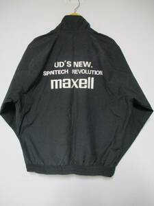 当時物 maxell マクセル 背ロゴ スウィングトップ ジャケット Lサイズ 検企業