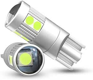 Nanpoku T10 LED アイスブルー 爆光 ポジションランプ ナンバー灯 12Ｖ 24Ｖ 兼用 キャンセラー内蔵 無極