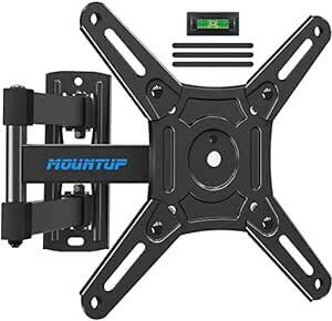 MOUNTUP monitor arm rotary light weight 10~43 -inch correspondence tv wall hung metal fittings withstand load 13kg middle small size left right movement type many-sided style 