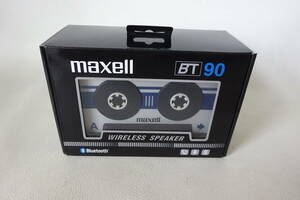 E / maxell マクセル WIRELESS SPEAKER ワイヤレス スピーカー MXSP-BT90SL Bluetooth ブルートゥース 箱付き 中古品