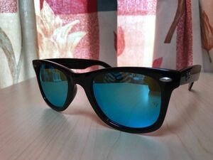 RayBan レイバン WAYFARER サングラス RB2140-F 901 ミラーレンズ ブルー ウェイファーラー