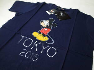 【送料無料】トリプルコラボ★VAN JAC ヴァンヂャケット★VAN×JAM HOME MADE×Disney 目隠しミッキーTee★紺★日本製★M★VAN JACKET