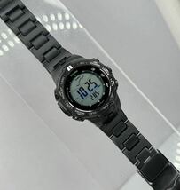 極美品 PROTREK PRW-3100FC-1JF タフソーラー 電波受信 電波ソーラー マルチバンド6方位/温度/高度センサー FCバンド チタンバックル_画像10