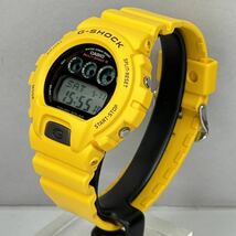 美品 CASIO G-SHOCK GW-6900-1JF タフソーラー 電波受信 電波ソーラー マルチバンド6 デジタル ブラック イエロー仕様 三つ目 オリジン_画像7