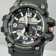 極美品 G-SHOCK GG-1000-1AJF MUDMASTER マッドマスター マッドレジスト アナログ/デジタル 方位計/温度計搭載 ツインセンサー ブラック_画像1