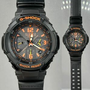 美品G-SHOCK GW-3000B-1AJF グラビティマスター スカイコックピット タフソーラー 電波受信 電波ソーラー マルチバンド6 ブラックの画像3