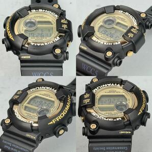 極美品G-SHOCK DW-8201WC-9T W.C.C.S 世界サンゴ礁保護協会限定モデル トリプルマンタ 黒金仕様 ゴールドチタン ブラック ゴールドの画像4