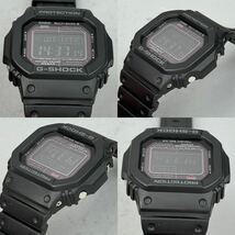 極美品 CASIO G-SHOCK GW-M5610-1BJF タフソーラー 電波受信 電波ソーラー マルチバンド6 スクウェア ブラック 反転液晶 オリジンモデル_画像4