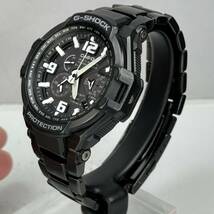 美品 G-SHOCK GW-4000D-1AJF スカイコックピット タフソーラー 電波受信 電波ソーラー マルチバンド6 ブラック ホワイト メタルバンド_画像7