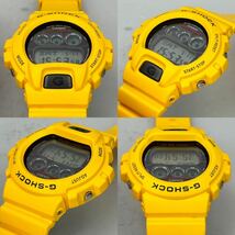 美品 CASIO G-SHOCK GW-6900-1JF タフソーラー 電波受信 電波ソーラー マルチバンド6 デジタル ブラック イエロー仕様 三つ目 オリジン_画像4