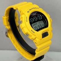 美品 CASIO G-SHOCK GW-6900-1JF タフソーラー 電波受信 電波ソーラー マルチバンド6 デジタル ブラック イエロー仕様 三つ目 オリジン_画像6